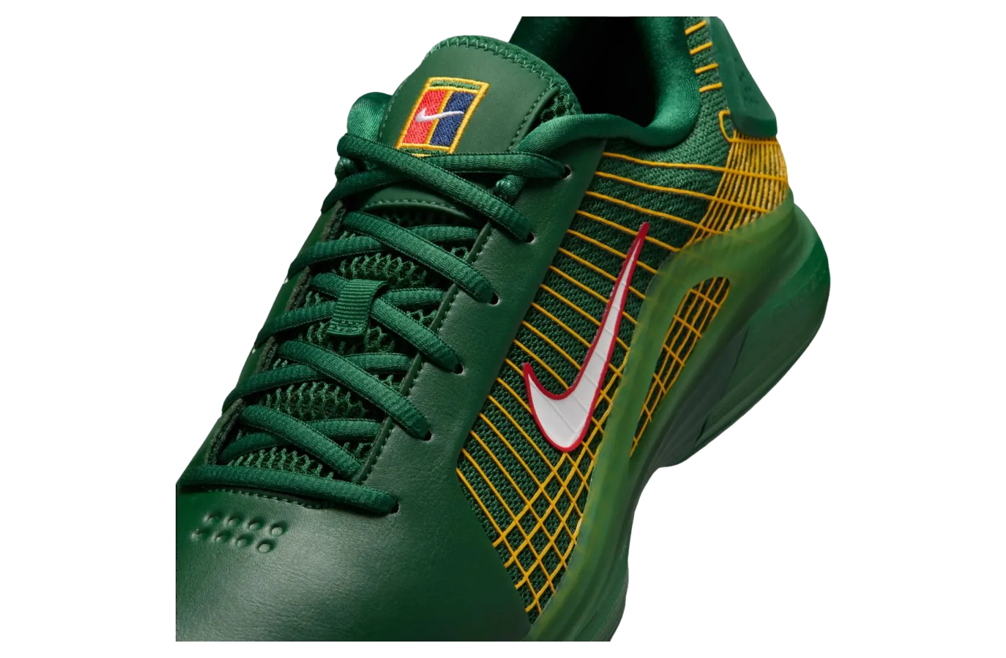 nike vapor 12 gorge green university red 1
