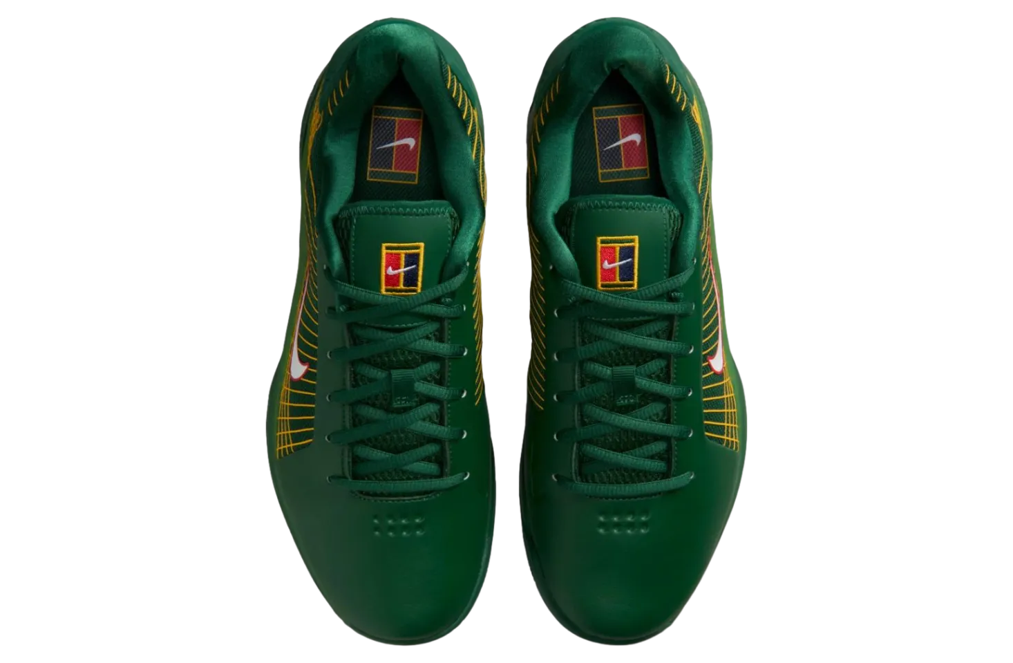 nike vapor 12 gorge green university red 3
