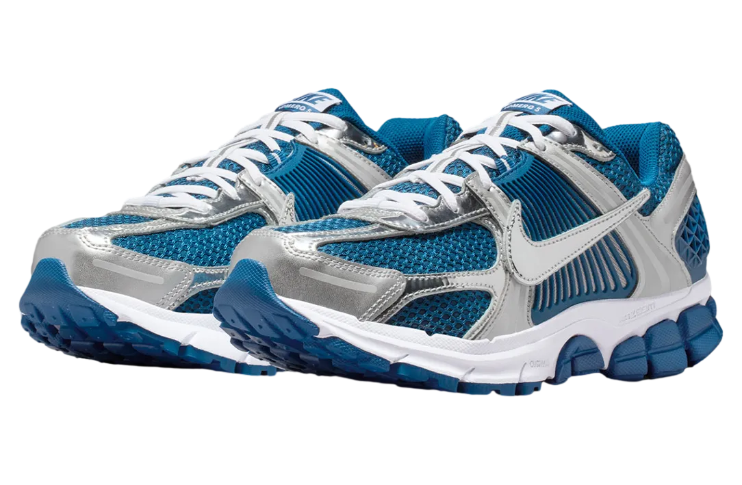 nike zoom vomero 5 court blue metallic silver 1