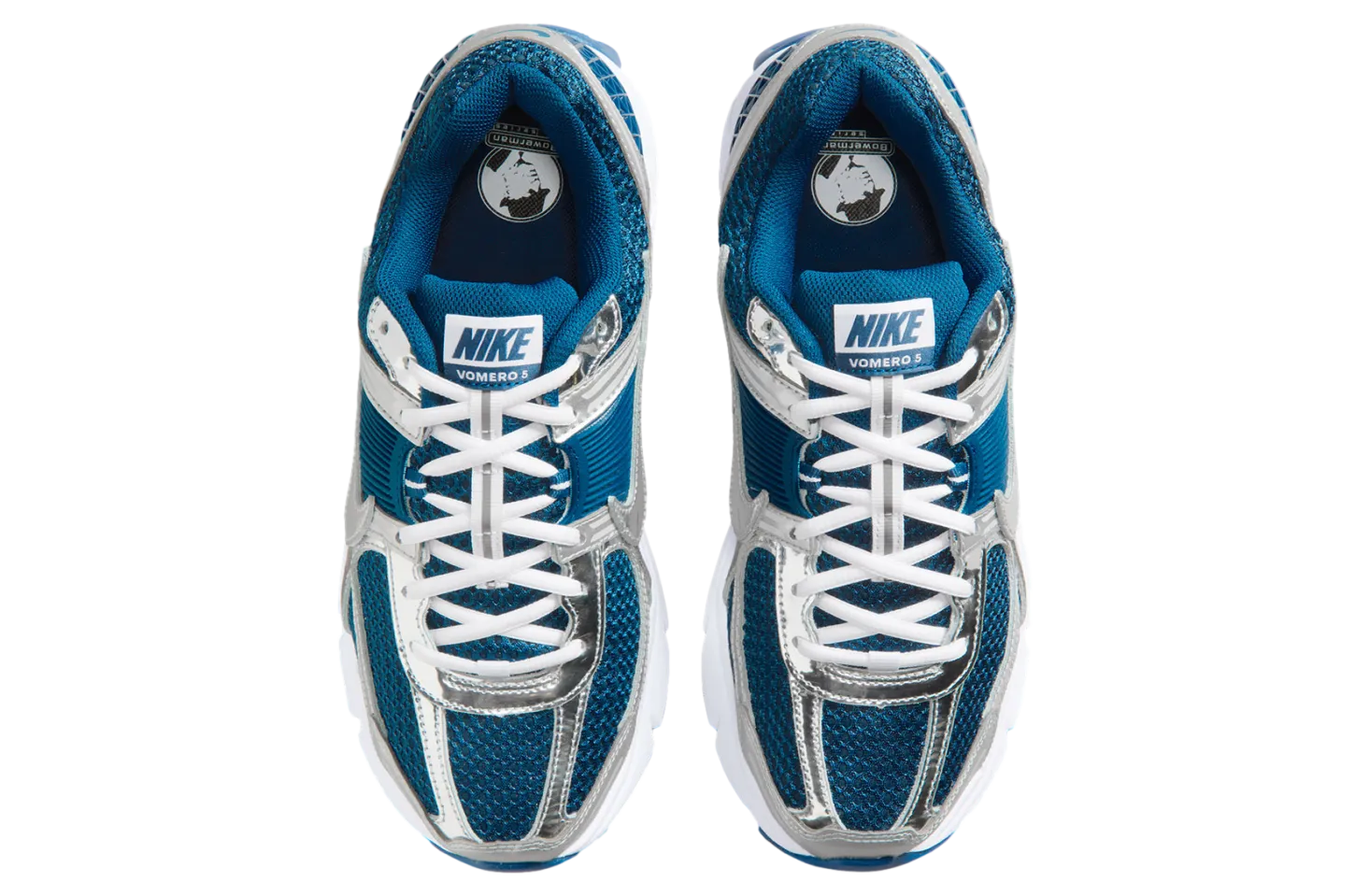 nike zoom vomero 5 court blue metallic silver 3