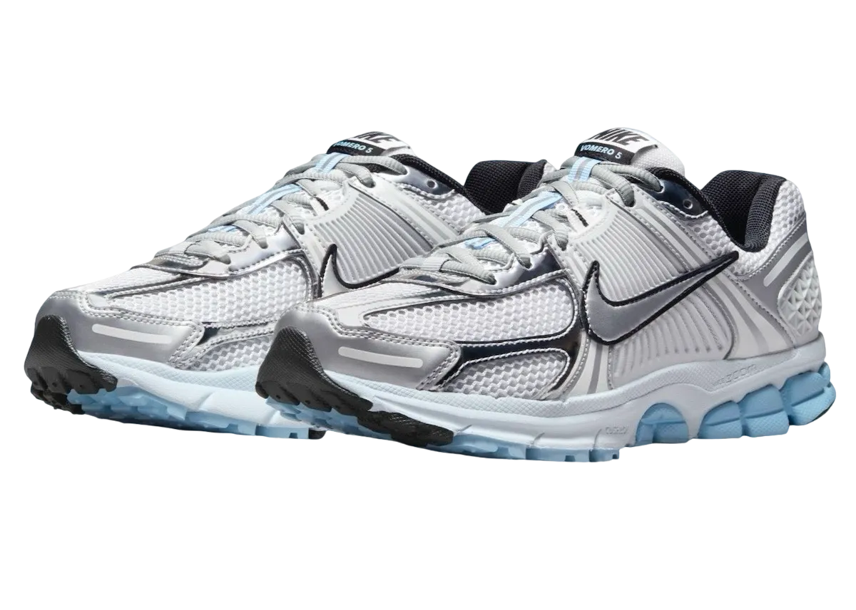 nike zoom vomero 5 wmns metallic silver blue tint 0