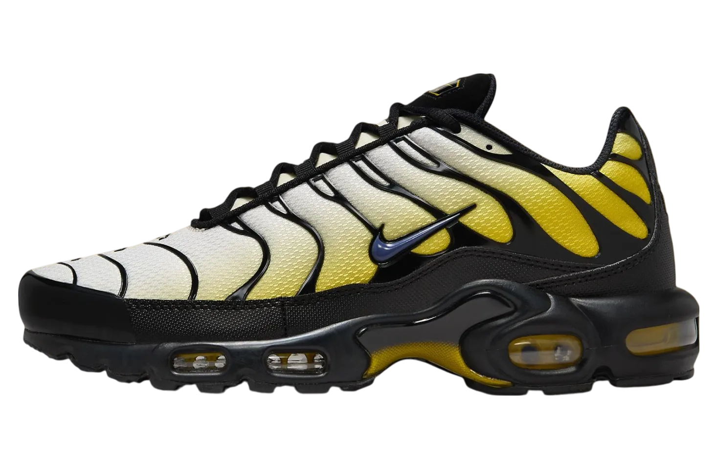 nikes air max plus yellow white gradient