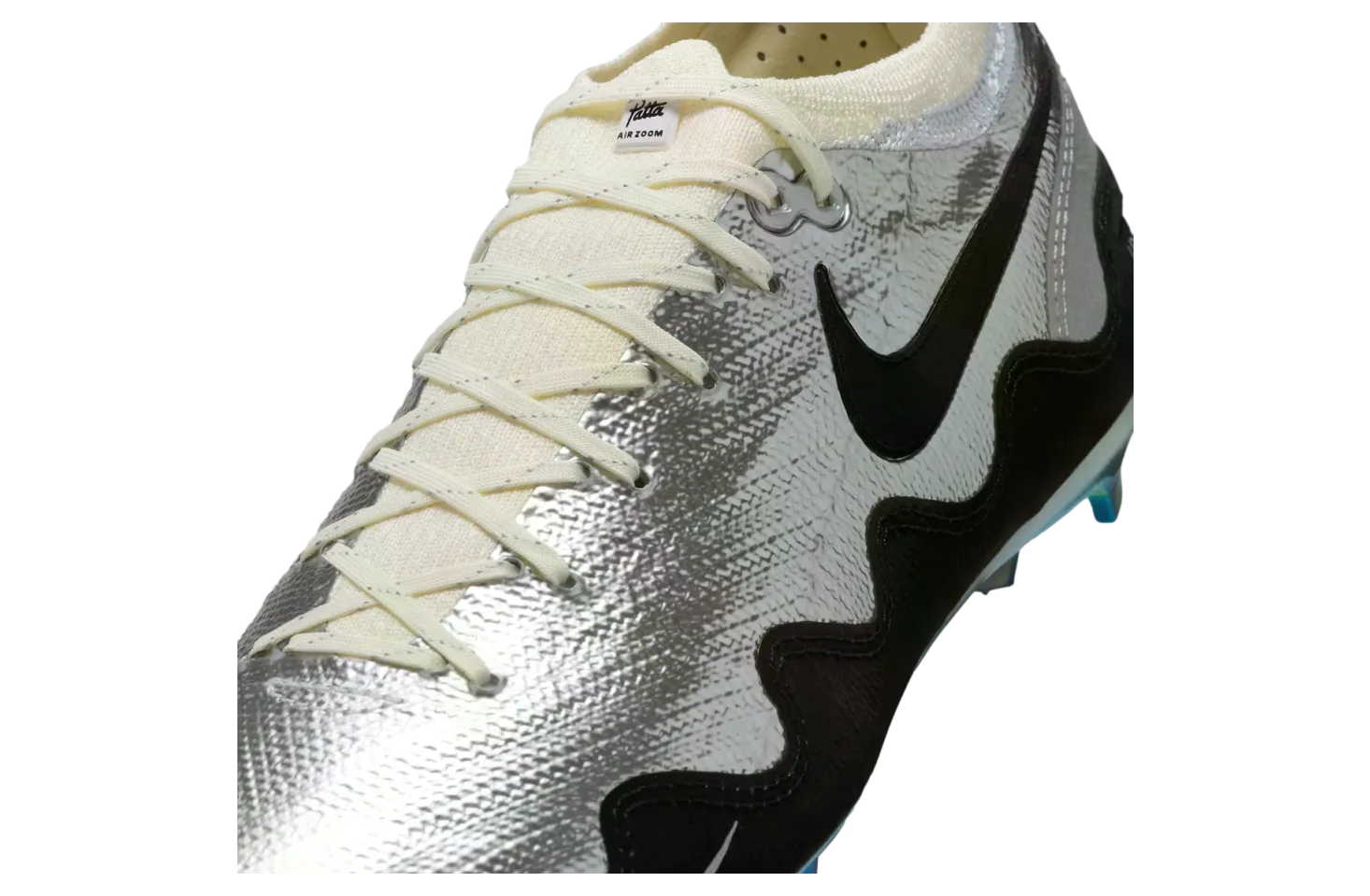 patta x nike mercurial vapor 16 elite fg chrome black 5