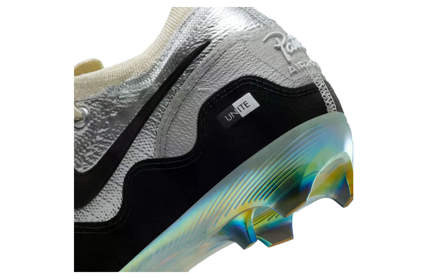 patta x nike mercurial vapor 16 elite fg chrome black 6