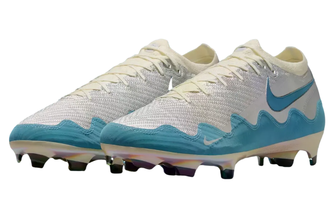 patta x nike mercurial zoom vapor 16 elite fg se white noise aqua 0