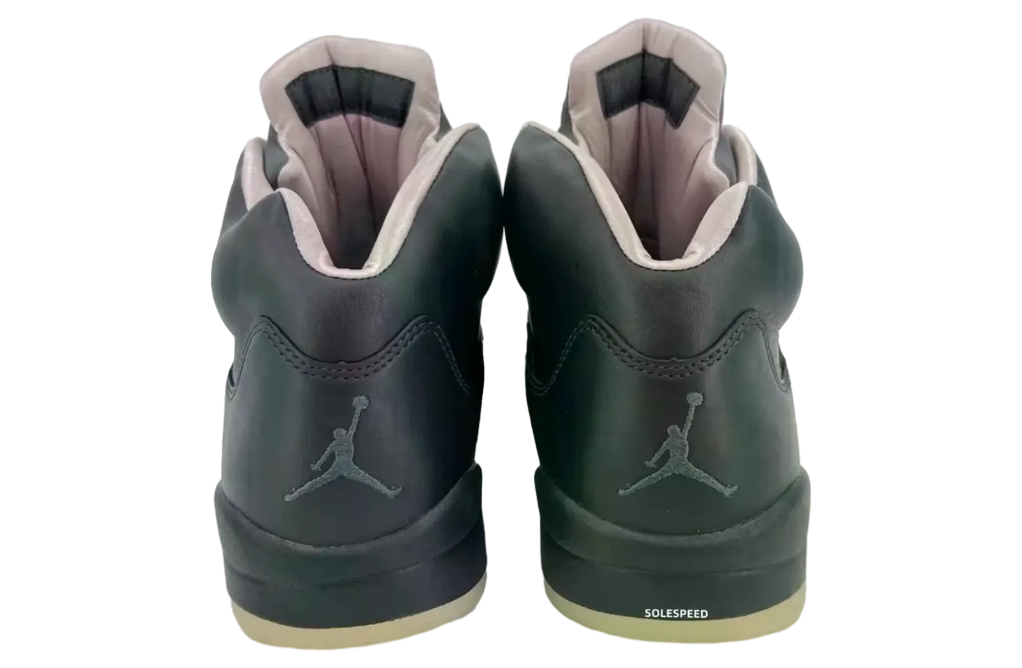 psg x air jordan 5 off noir particle rose 1