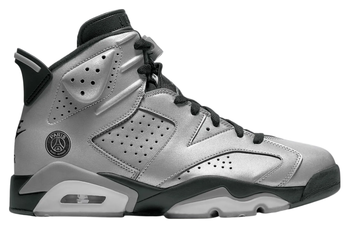 psg x air jordan 6 metallic silver pure platinum 1