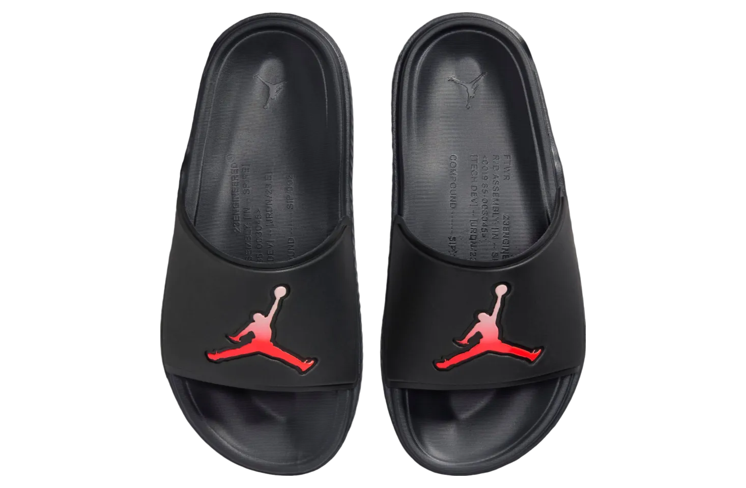 psg x jordan jumpman slide off noir infrared 23 1