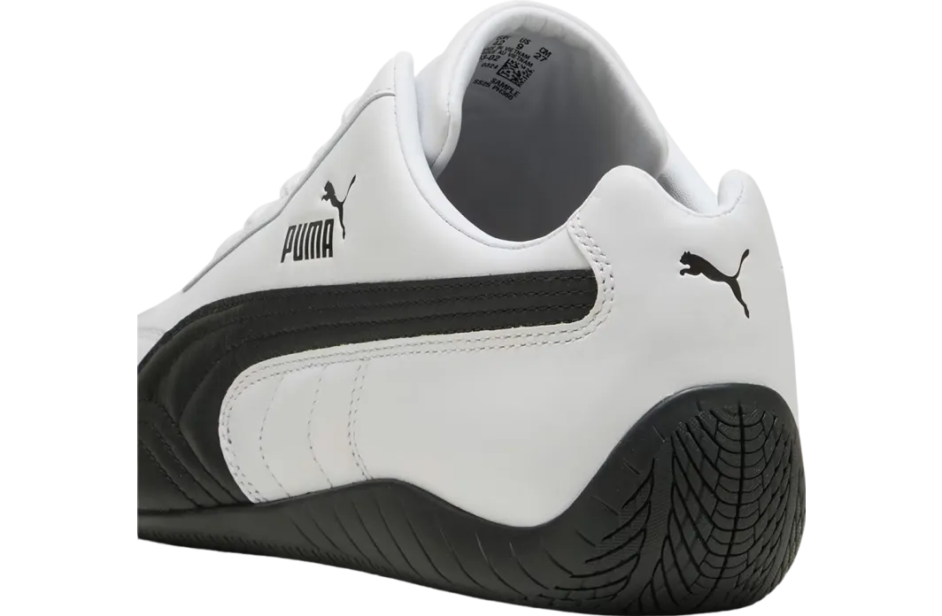 puma speedcat og ltr white black 4