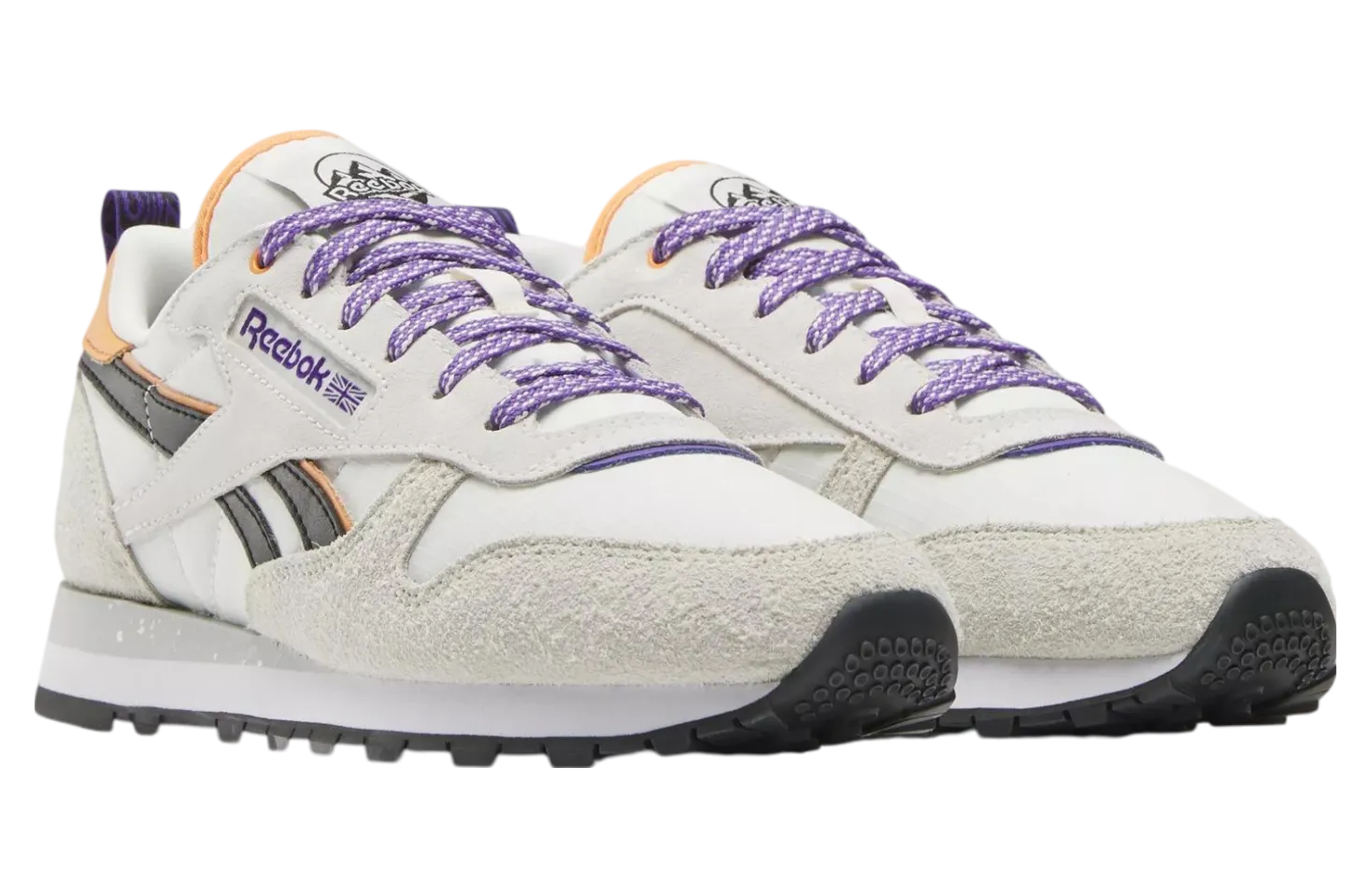 reebok classic leather wmns chalk dynamic purple 0