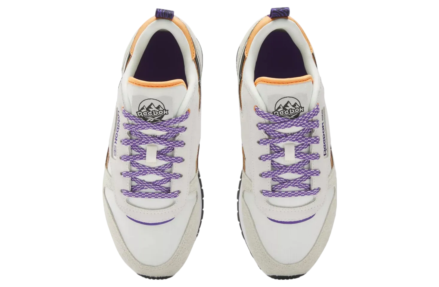 reebok classic leather wmns chalk dynamic purple 2