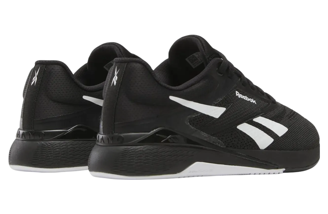 reebok nano x5 wmns black white 1