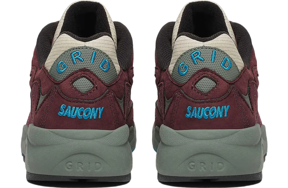 saucony grid shadow 2 maroon beige 3