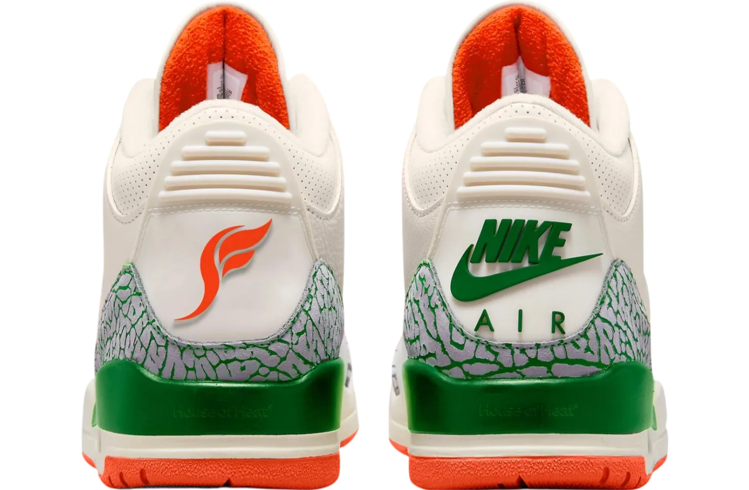 solefly x air jordan 3 sail gorge green