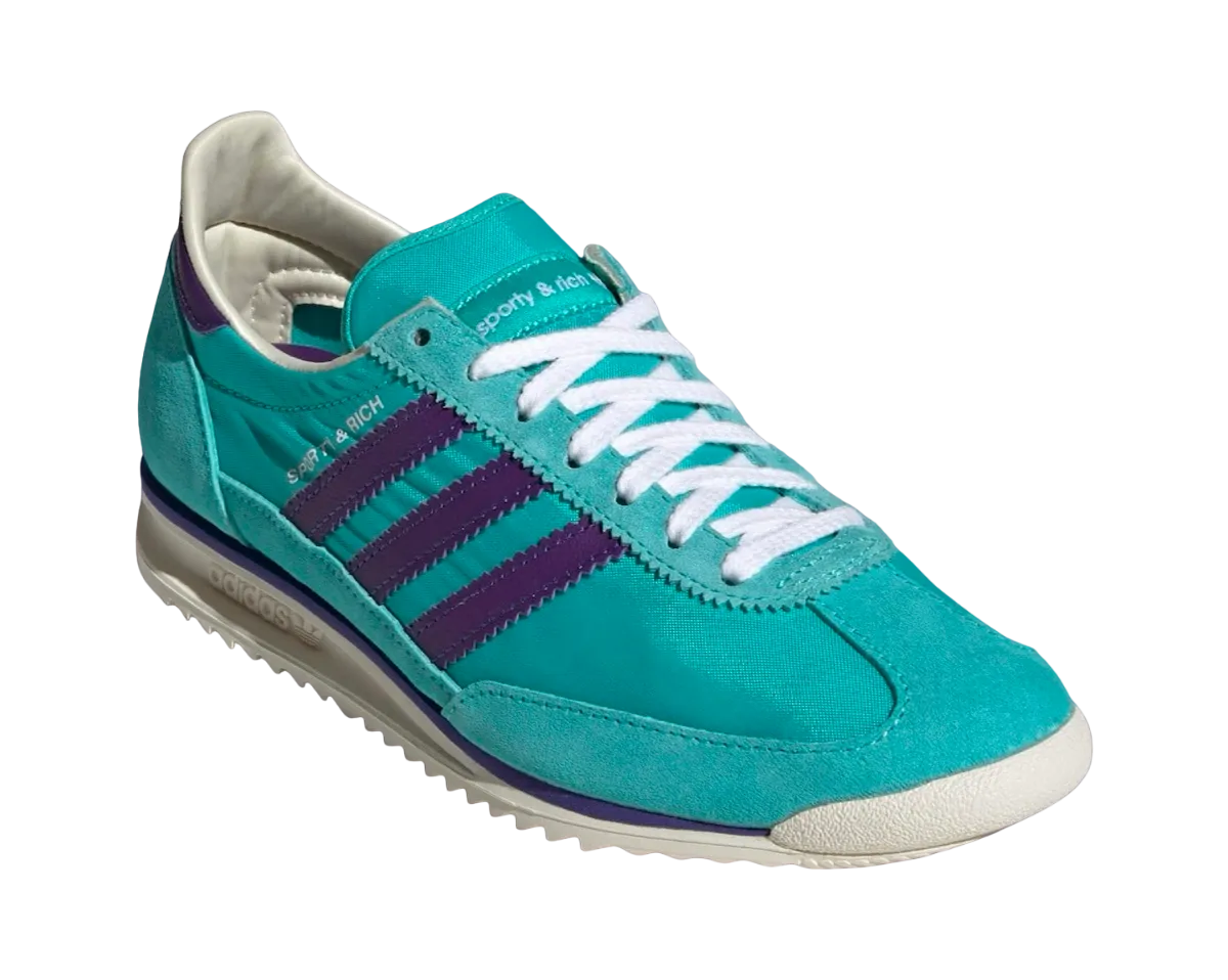 sporty rich x adidas sl 72 mint rush 0