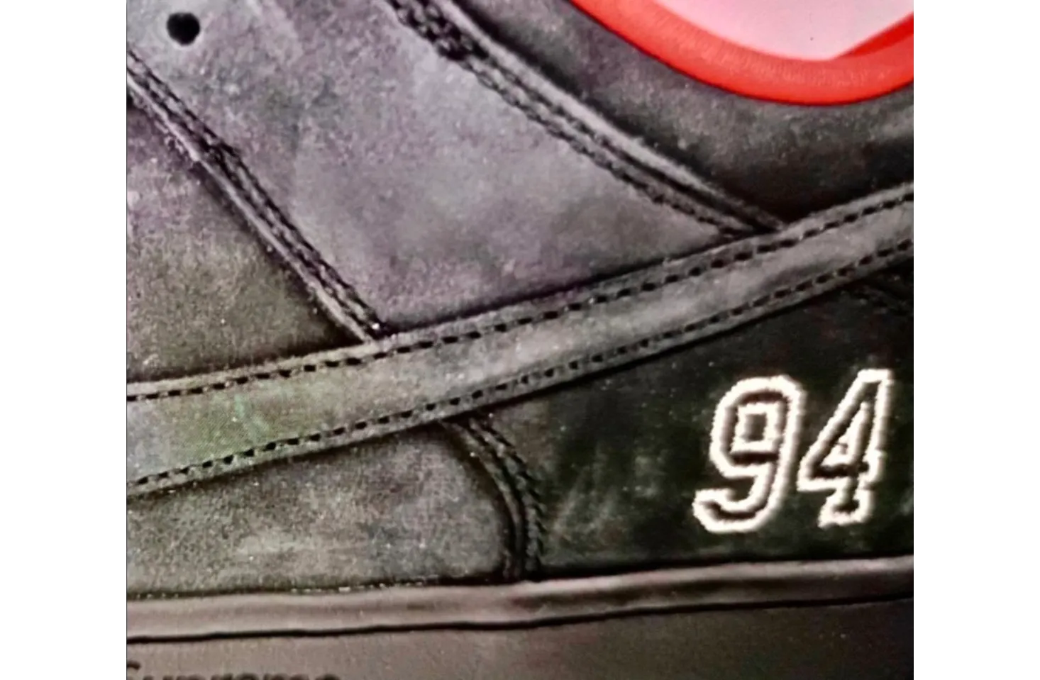 supreme x nike sb dunk low 94 black 2025 0