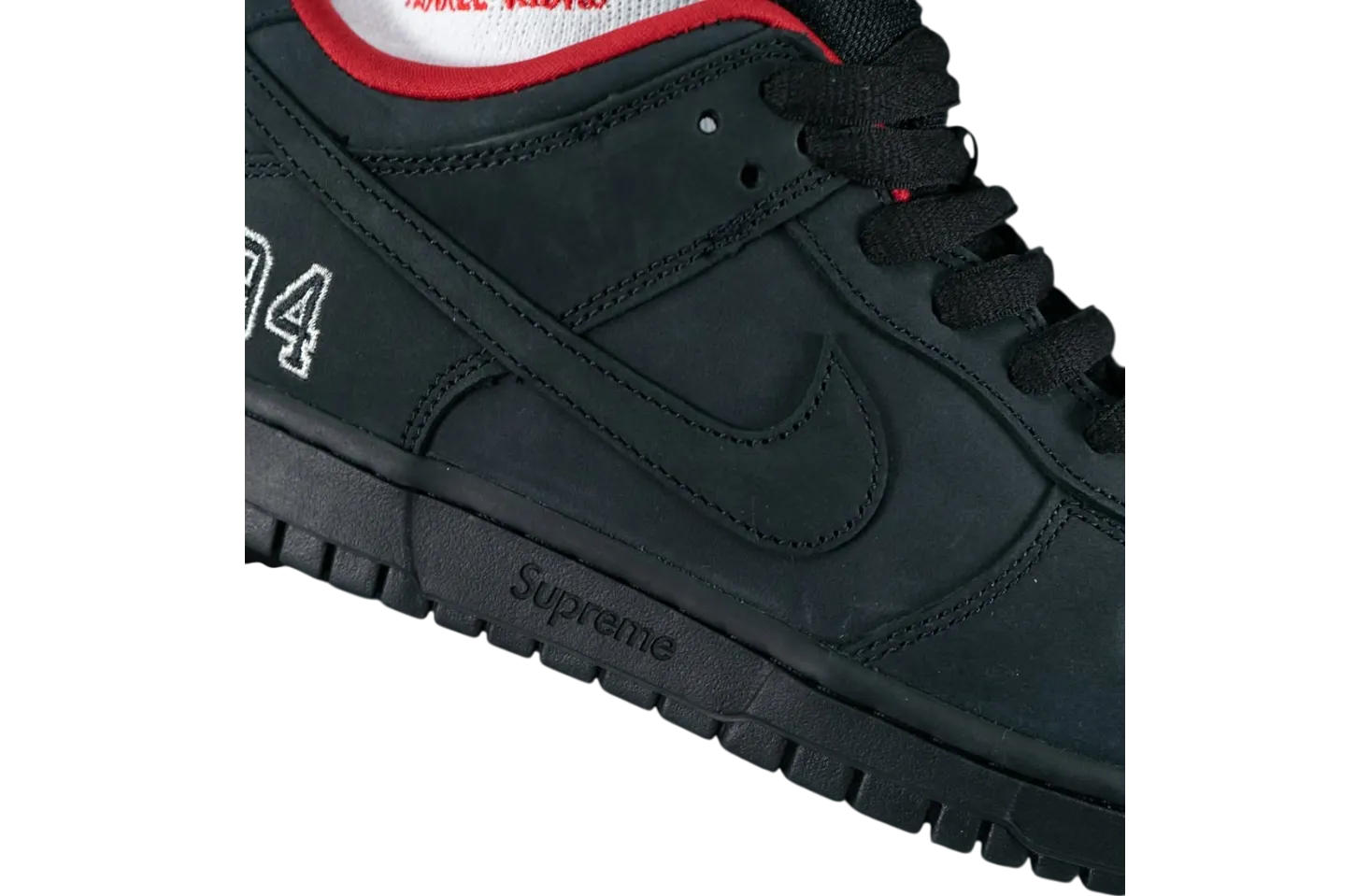 supreme x nike sb dunk low 94 black 2025 6