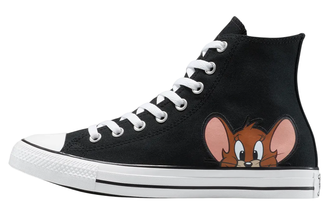 tom jerry x converse chuck taylor all star black