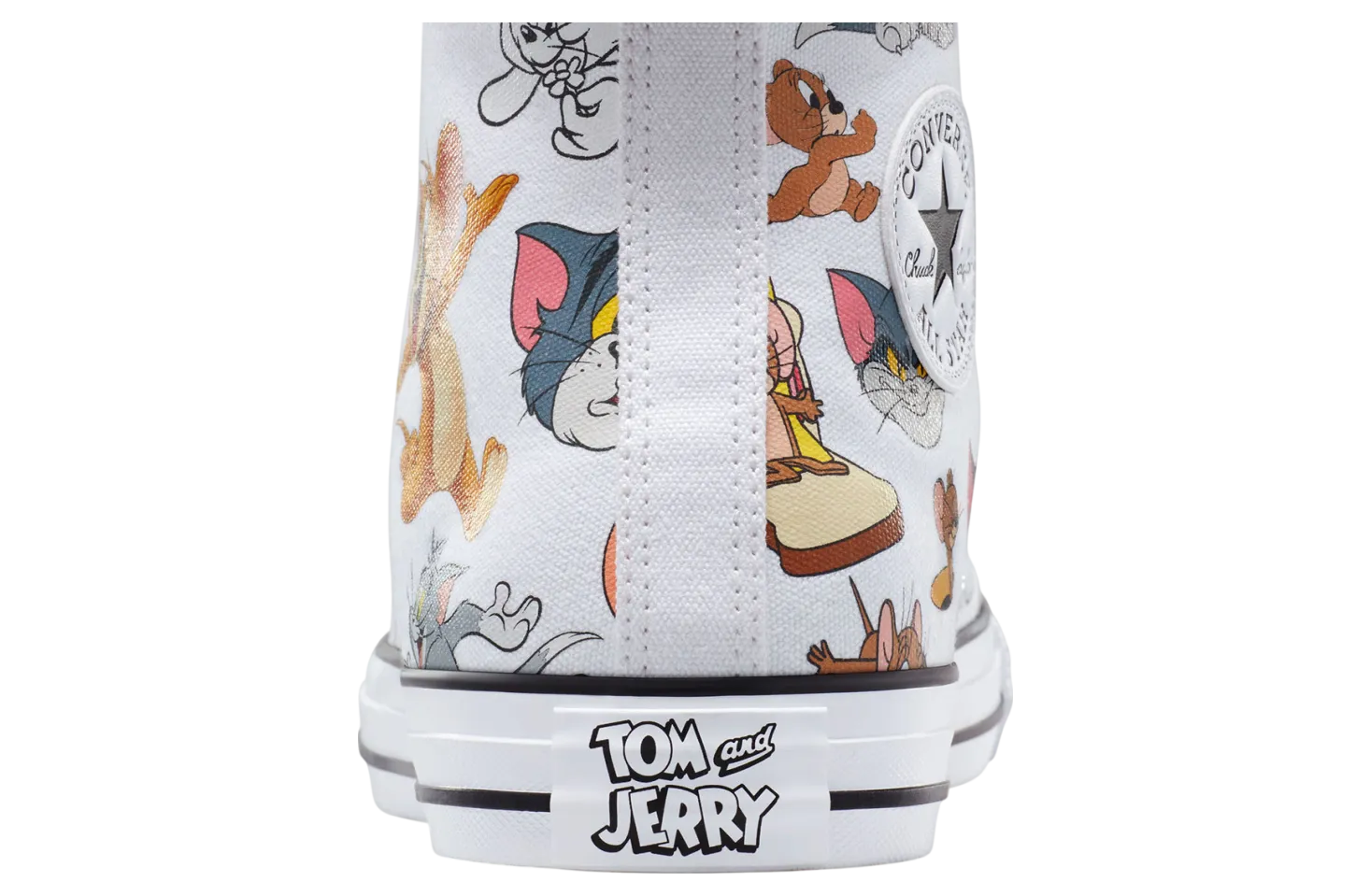 tom jerry x converse chuck taylor all star white 8
