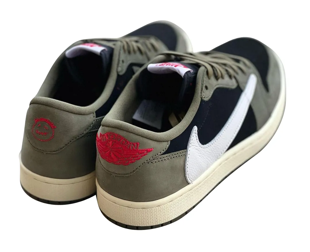 travis scott x air jordan 1 low og black olive 2