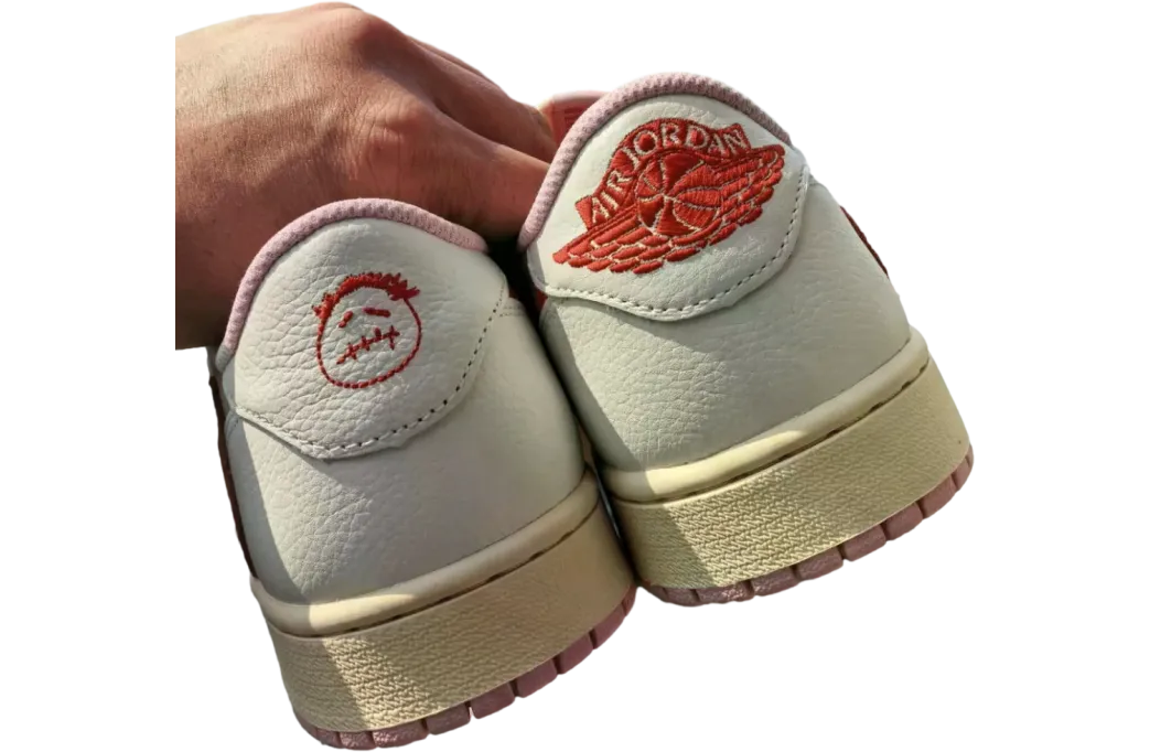 travis scott x air jordan 1 low og tropical pink 1