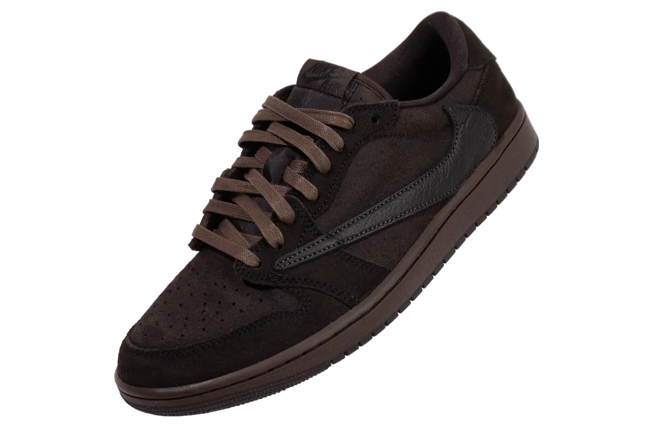 travis scott x air jordan 1 low og velvet brown 1