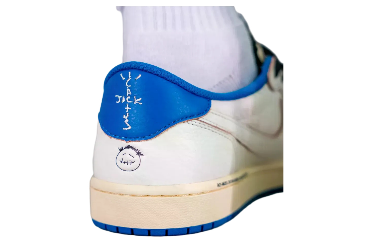 travis scott x fragment air jordan 1 low sail military blue 10