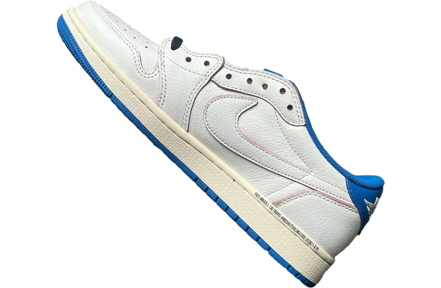 travis scott x fragment air jordan 1 low sail military blue 13
