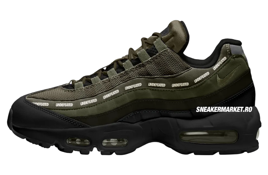 undefeated x nike air max 95 medium olive black
