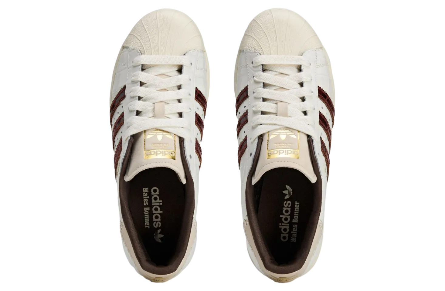wales bonner x adidas superstar white fox brown 3
