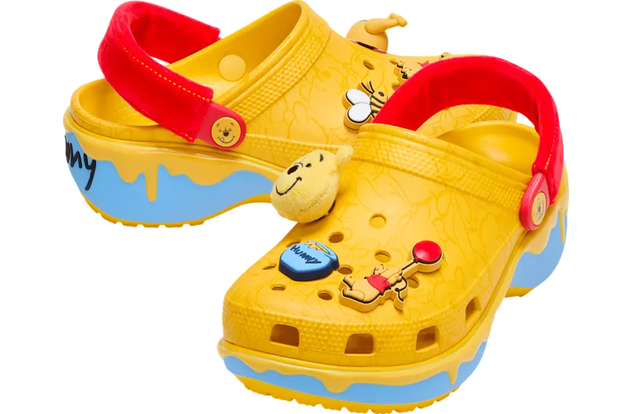 winnie the pooh x crocs platform clog wmns 0