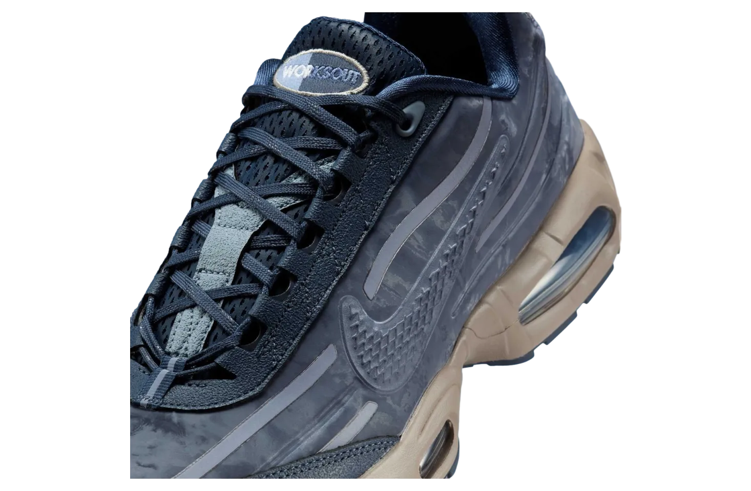 worksout x nike air max 95 thunder blue summit white 3