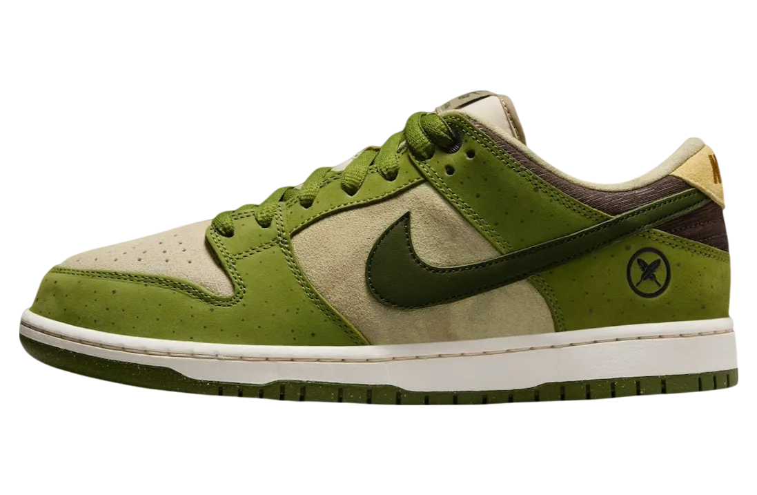 yuto horigome x nike sb dunk low asparagus